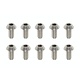 Precision Machined Titanium Hex Screw Button Head M3 x 6mm (10pcs)