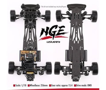 Usukani NGE-SE 2WD 1/10 Chassis Kit