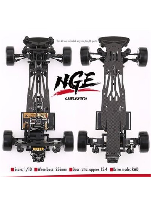 Usukani NGE-SE 2WD 1/10 Chassis Kit