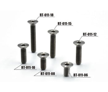 ReveD SPM Titanium Hex Screw Countersunk Head M3 x 18mm (4pcs)