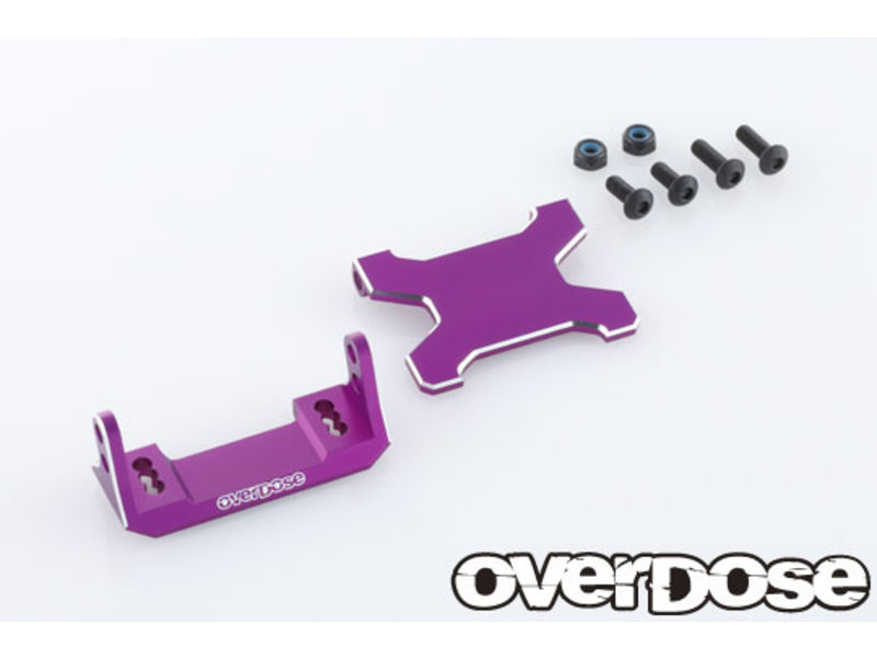 Overdose Aluminum Rear ESC Mount Type-JT for Vacula II, GALM, GALM Ver.2 / Color: Purple