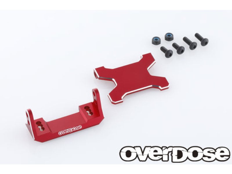 Overdose Aluminum Rear ESC Mount Type-JT for Vacula II, GALM, GALM Ver.2 / Color: Red