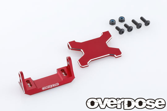 Overdose JT Alum. Rear ESC Mount - Red Overdose JT Alum. Rear ESC Mount - Red