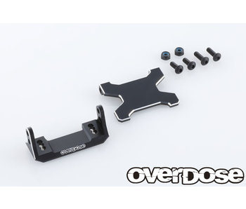 Overdose Alum. Rear ESC Mount Type-JT for Vacula II, GALM, GALM Ver.2 / Black