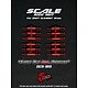 Short Scale Nut for DE Wheel (24) / Red Anodized