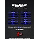 Long Scale Nut for DE Wheel (24) / Blue Anodized