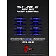 Short Scale Nut for DE Wheel (24) / Blue Anodized