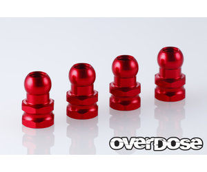 Overdose Alum. Shock Stand Off - Red Overdose Alum. Shock Stand Off - Red
