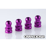 Overdose Aluminum Shock Stand Off / Color: Purple (4pcs)