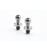 ReveD SPM Titanium Rod End Ball SS / φ4.3mm / Screw Length 3.0mm (2pcs)