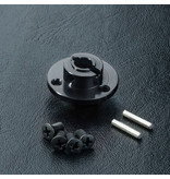 MST XXX Aluminium Spur Gear Holder / Color: Black