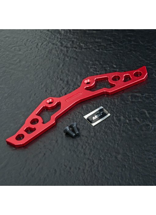 MST Alum. Lightweight Bumper Support L / Red - DISCONTINUED