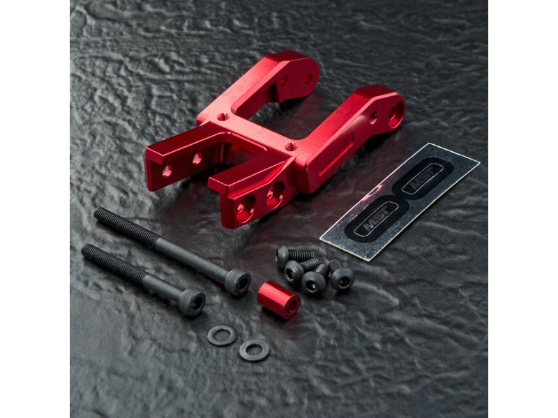 MST RMX 2.0 Aluminium Integrated Upper Deck Connecter / Color: Red