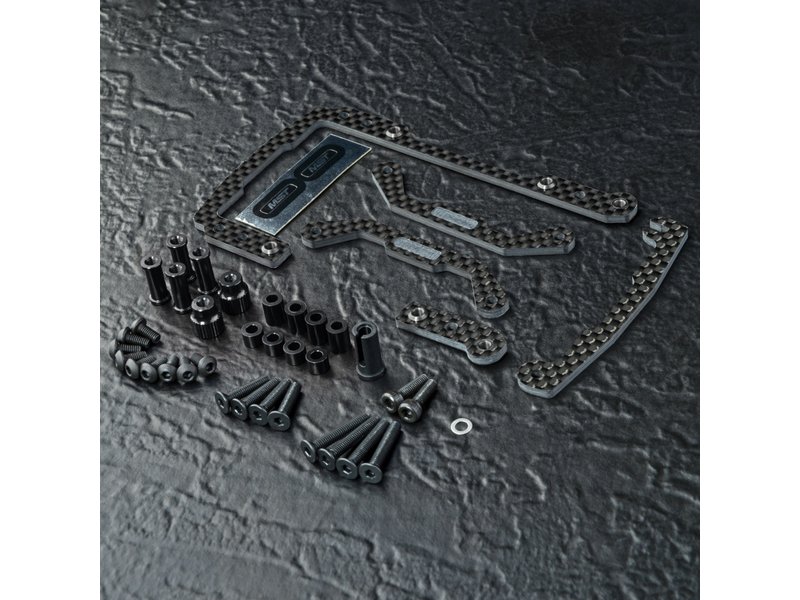 MST Carbon Short Battery Holder Set - Black MST Carbon Short Battery Holder Set - Black