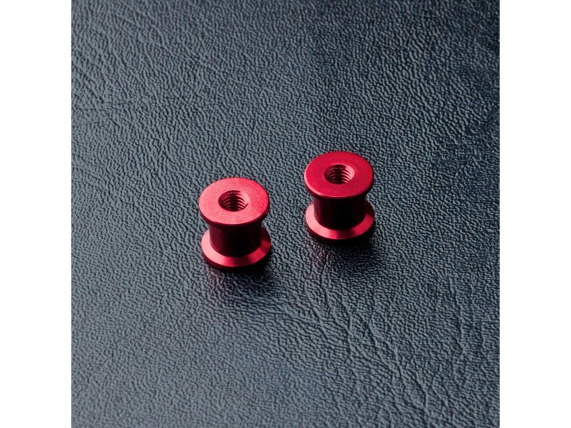 MST Aluminium Post M3 x 7.5mm (2pcs) / Color: Red