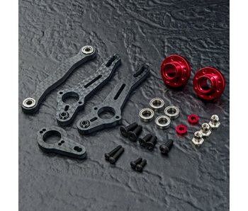 MST FXX 2.0 Steering Arm Set / Red