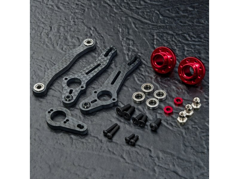 MST FXX 2.0 Steering Arm Set / Color: Red