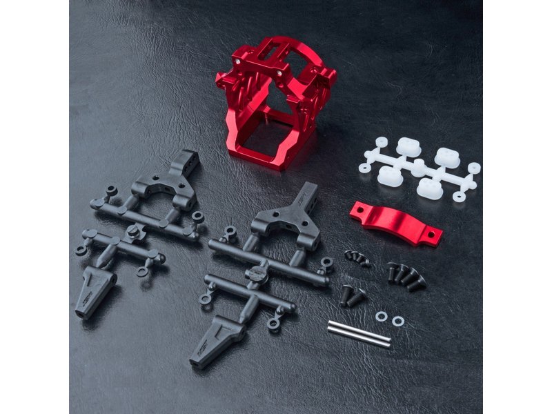 MST FXX 2.0 Aluminium Motor Mount Set / Color: Red