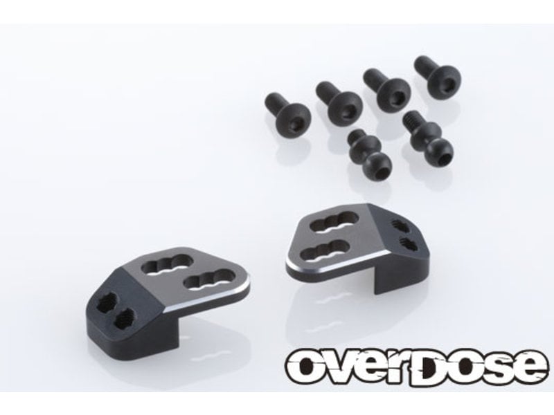 Overdose Alum. Rear Upper Arm Mount - Black Overdose Alum. Rear Upper Arm Mount - Black