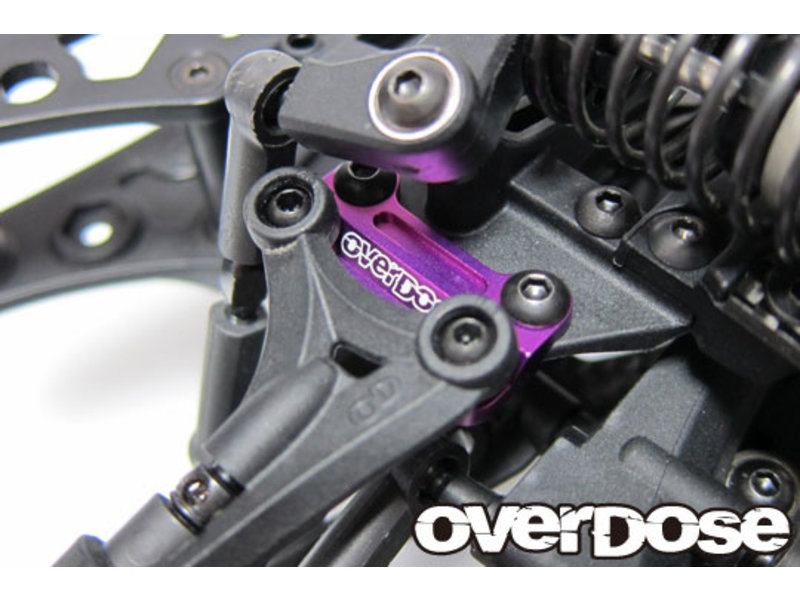 Overdose TC Aluminum Front Upper Arm Bracket for GALM / Color: Black