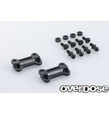 Overdose TC Aluminum Front Upper Arm Bracket for GALM / Color: Black