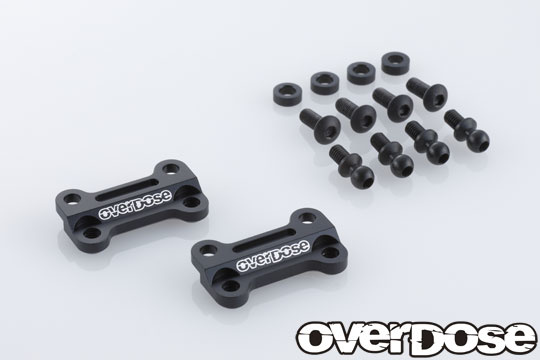 Overdose TC Alum. Front Upper Arm Bracket - Black Overdose TC Alum. Front Upper Arm Bracket - Black