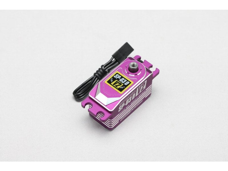 Yokomo SP-03DV2PA - RWD Drift Spec Programmable Brushless Aluminium Low Profile Servo - Purple