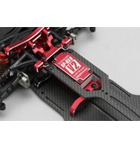 Yokomo SP-03DV2RA - RWD Drift Spec Programmable Brushless Aluminium Low Profile Servo - Red