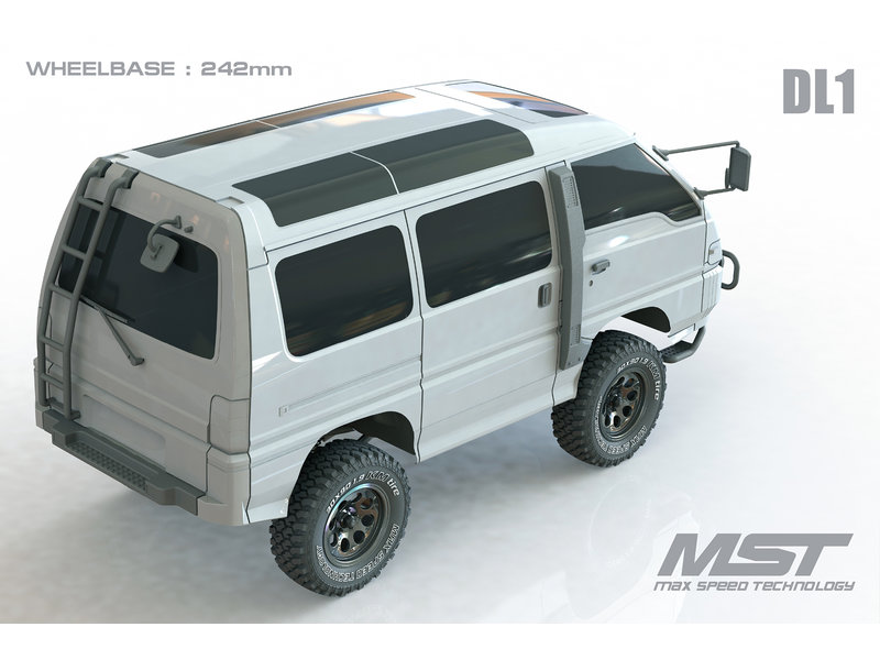 MST CFX 1/10 4WD Off-Road KIT / Body: DL1 (Mitsubishi Delica)