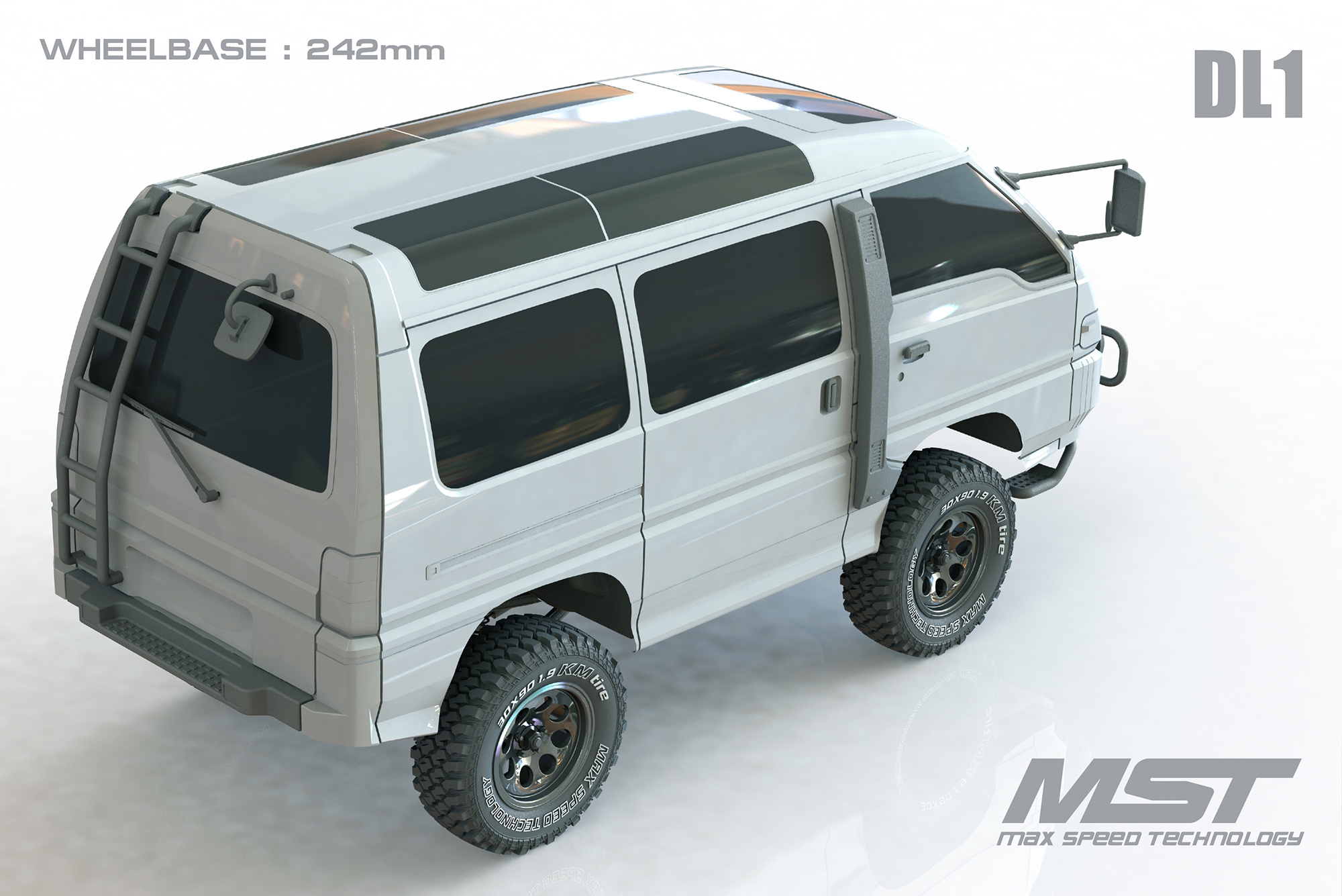 MST / 532201 / CFX 1/10 4WD Off-Road KIT / Body: DL1 (Mitsubishi