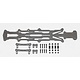 Narrow Carbon Main Chassis Set (Inline Battery) for YD-2R