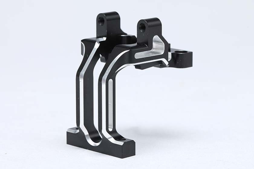Yokomo Alum. Integrated Lightweight Front Bulkhead - Black Yokomo Alum. Integrated Lightweight Front Bulkhead - Black