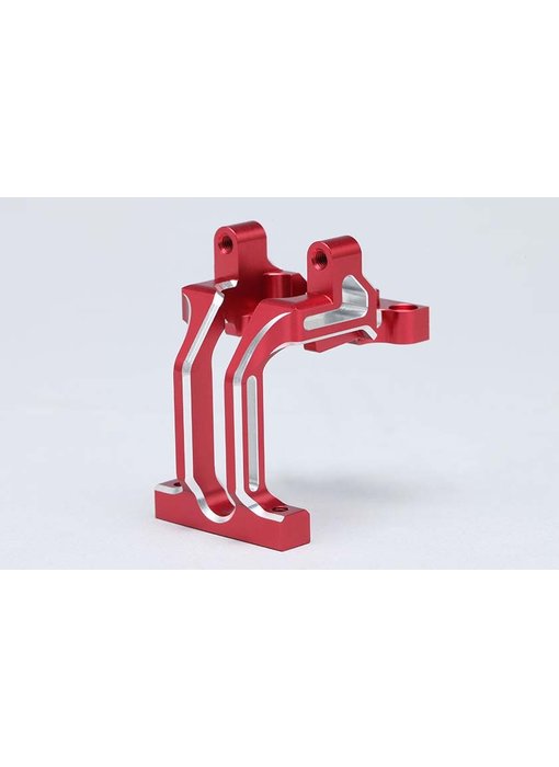 Yokomo Aluminum Integrated Lightweight Front Bulkhead for YD-2 / Red