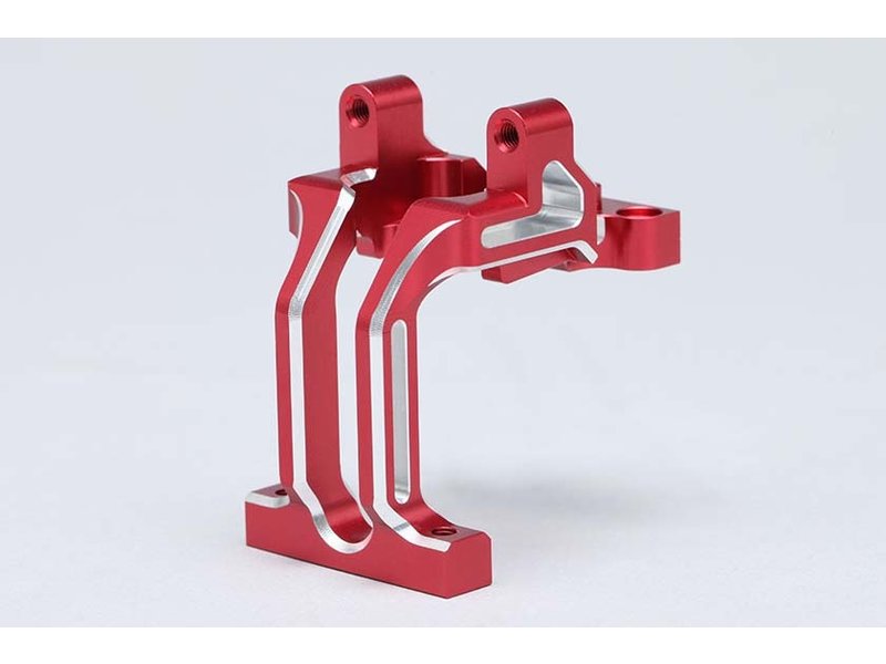 Yokomo Alum. Integrated Lightweight Front Bulkhead - Red Yokomo Alum. Integrated Lightweight Front Bulkhead - Red