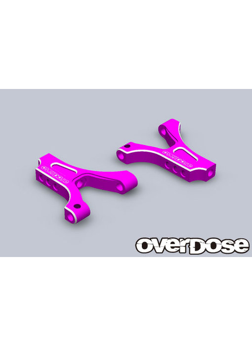 Overdose Alum. Front Suspension Arm ES for OD / Purple