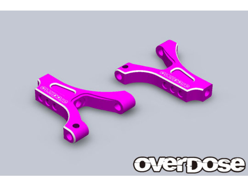 Overdose Aluminum Front Suspension Arm ES for OD / Color: Purple