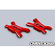 Alum. Rear Suspension Arm ES for OD / Red - DISCONTINUED