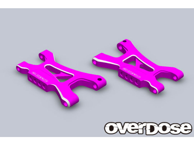 Overdose Aluminum Rear Suspension Arm ES for OD / Color: Purple