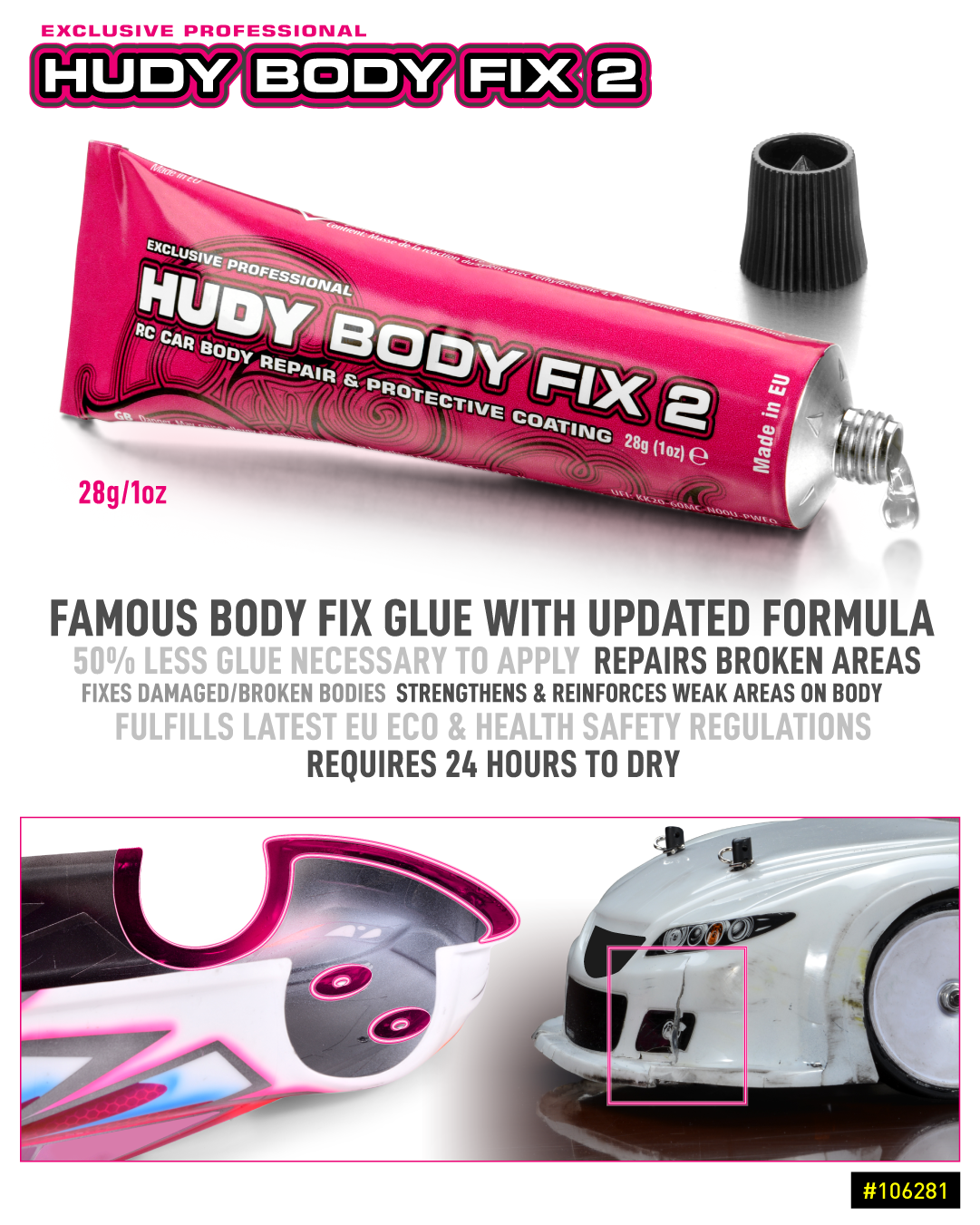 Hudy Body Fix 2 - 28g/1oz Hudy Body Fix 2 - 28g/1oz