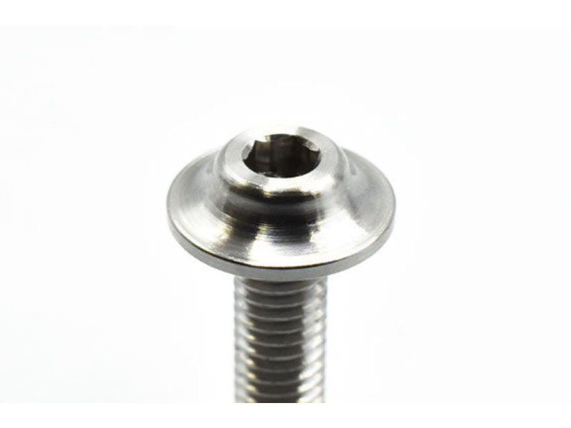 ReveD SPM Titanium Large Diameter Hex Screw Button Head M3 x 8mm (4pcs)