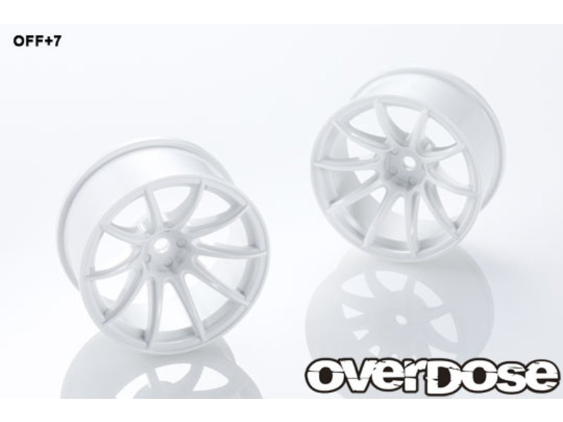 Overdose Rays Gram Lights 57Transcend / Color: White / Offset: 7mm (2pcs)