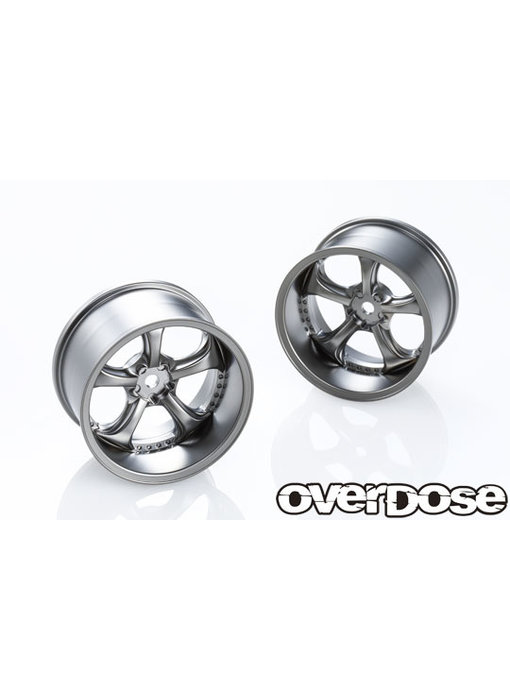 Overdose Work VS KF 30mm / Matte Black Metal Chrome / 9mm (2)