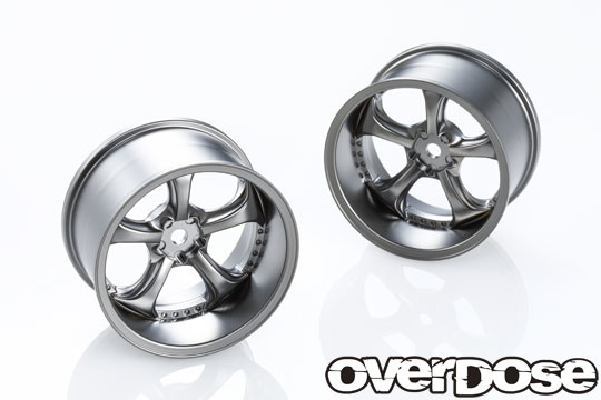 Overdose VS KF Wheel - Matte Black Metal Chrome Overdose VS KF Wheel - Matte Black Metal Chrome