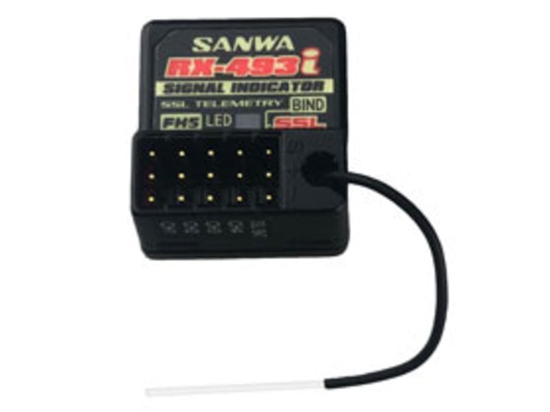 Sanwa RX-493i Receiver FHSS5, SXR, SSL