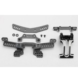 Yokomo Y2-OP4A - Up Grade 4 Aluminum Shock Tower & Front Bulkhead Set for YD-2Z