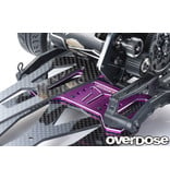 Overdose Aluminum Battery Plate Set for GALM, GALM ver.2 / Color: Black