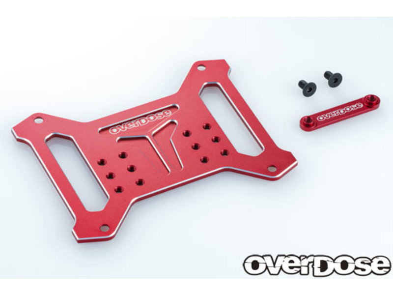 Overdose Aluminum Battery Plate Set for GALM, GALM ver.2 / Color: Red
