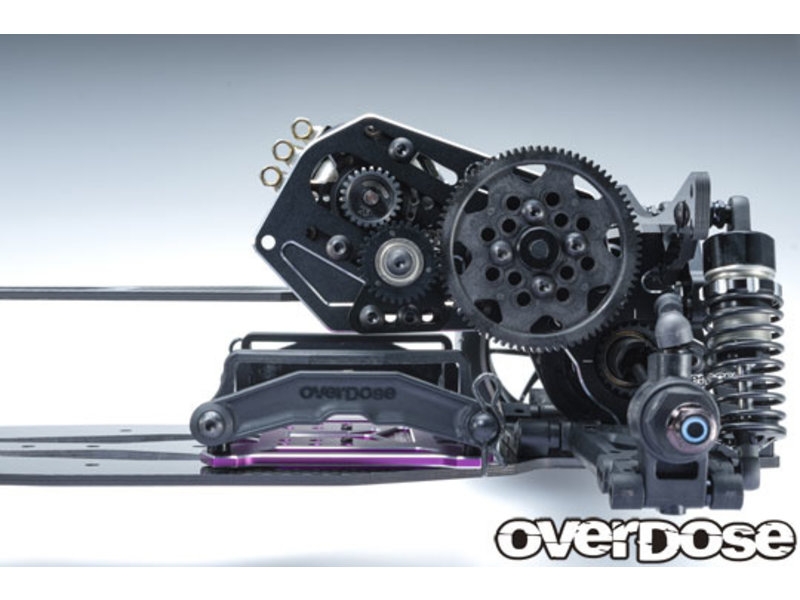 Overdose Aluminum Battery Plate Set for GALM, GALM ver.2 / Color: Purple