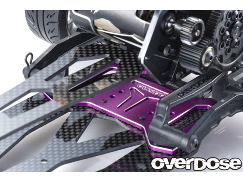 Overdose Aluminum Battery Plate Set for GALM, GALM ver.2 / Color: Purple