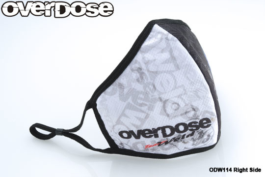 Overdose Face Mask - Black & White Overdose Face Mask - Black & White